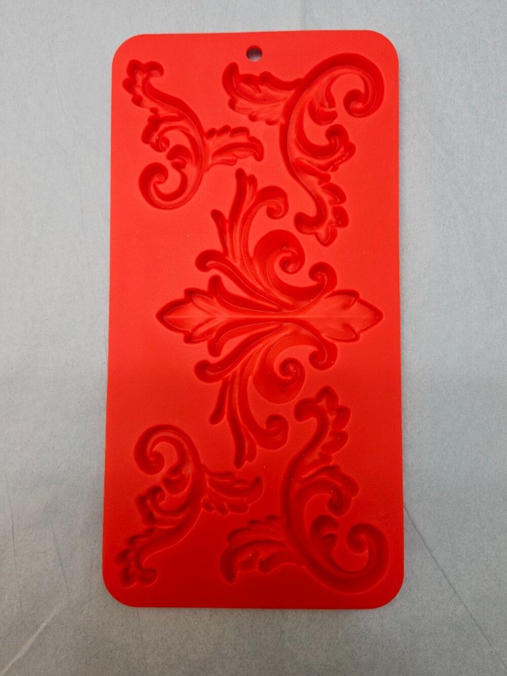 Red filigree Silicone Mold